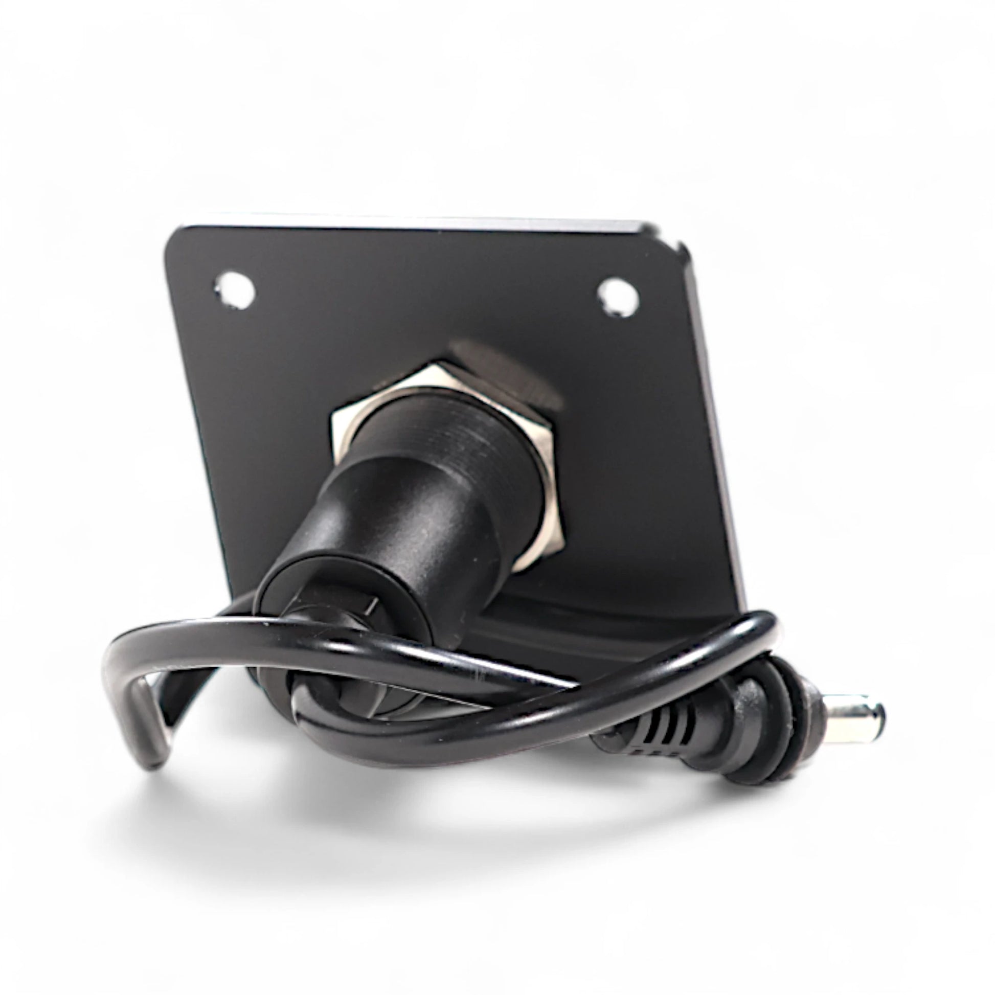 Aluminium Starlink Mini passthrough socket for clean external power installations
