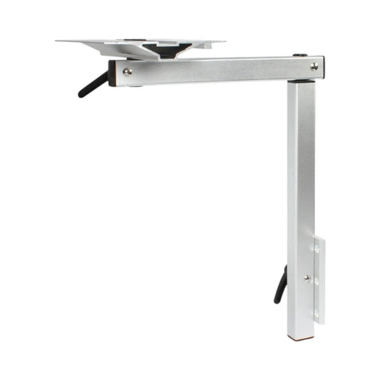caravan swivel adjustable heavy duty aluminum table 360 degrees silver 100kg rated for rv and camper interiors