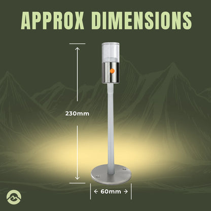 Campervan Neo LED reading lights with adjustable brightness