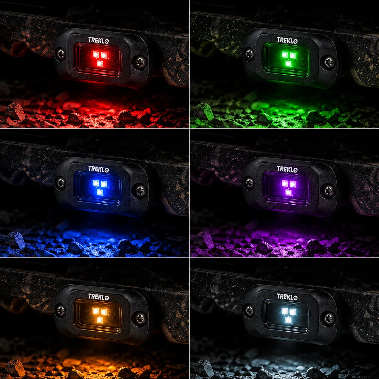 Caravan RGB accent lights for campsites and outdoor entertaining