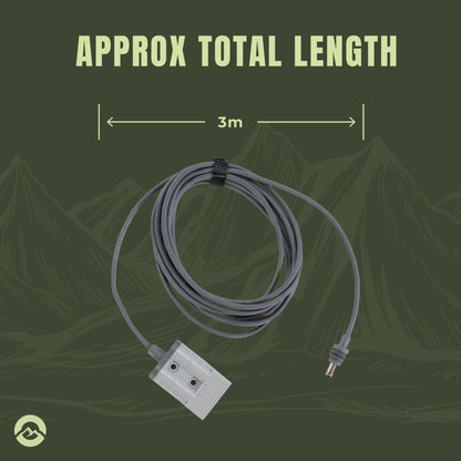 Caravan Starlink Mini Anderson plug cable for secure DC power connections