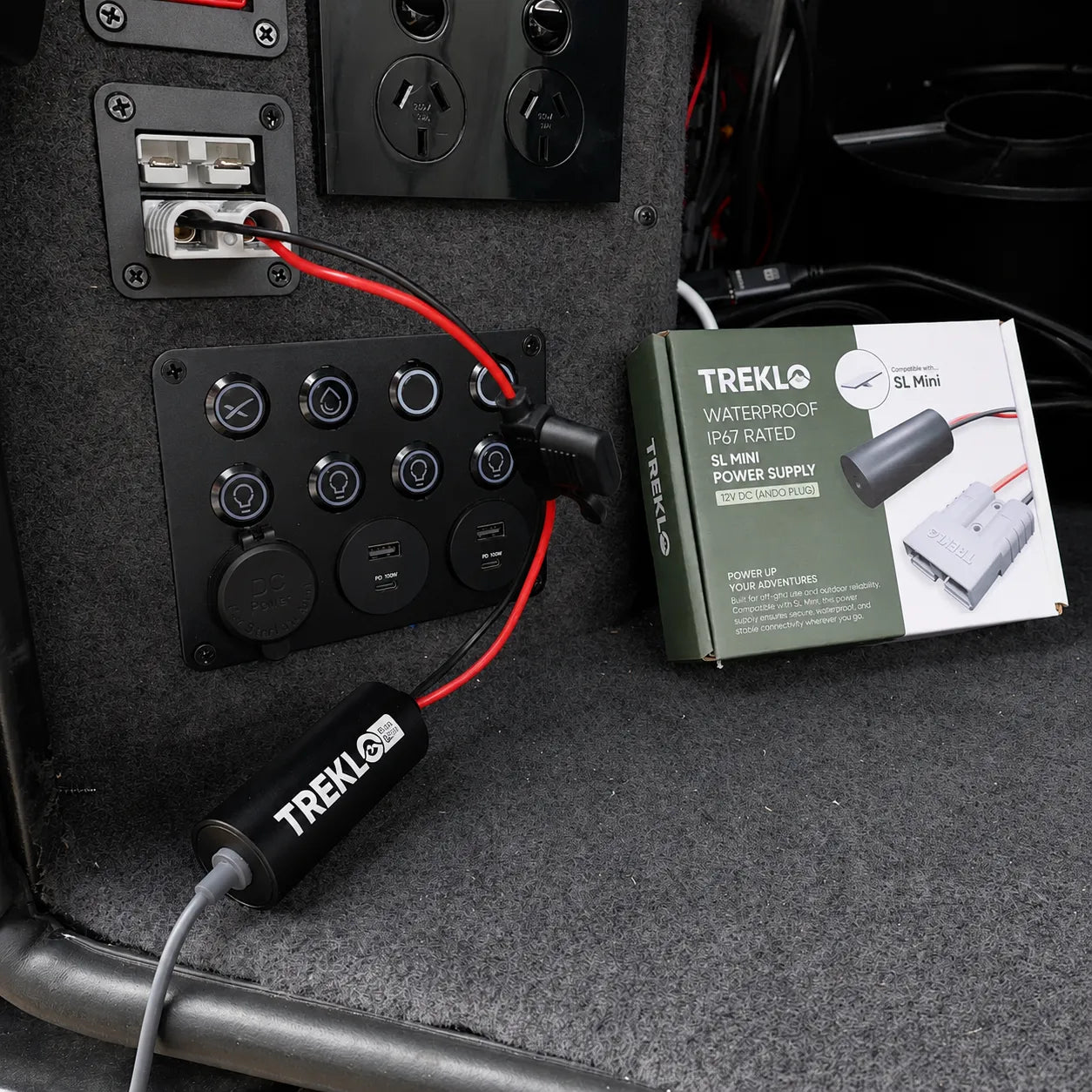 Boosted 12v power cable for Starlink Mini with Anderson style connection