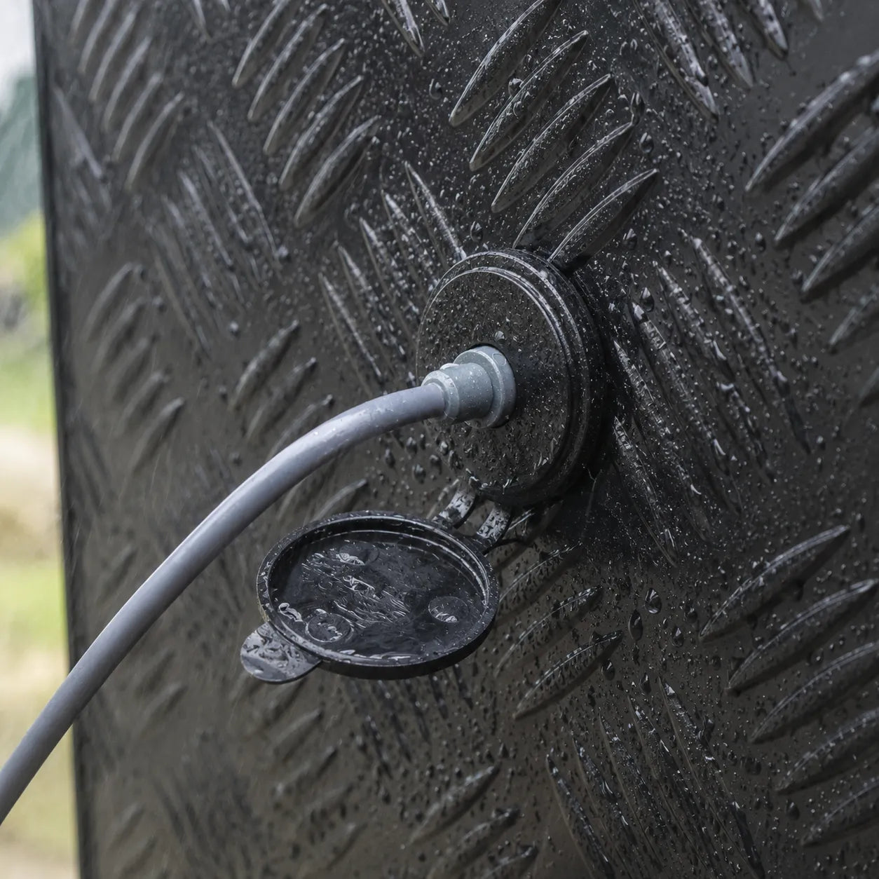 Waterproof Starlink Mini outlet for campervan and canopy electrical systems
