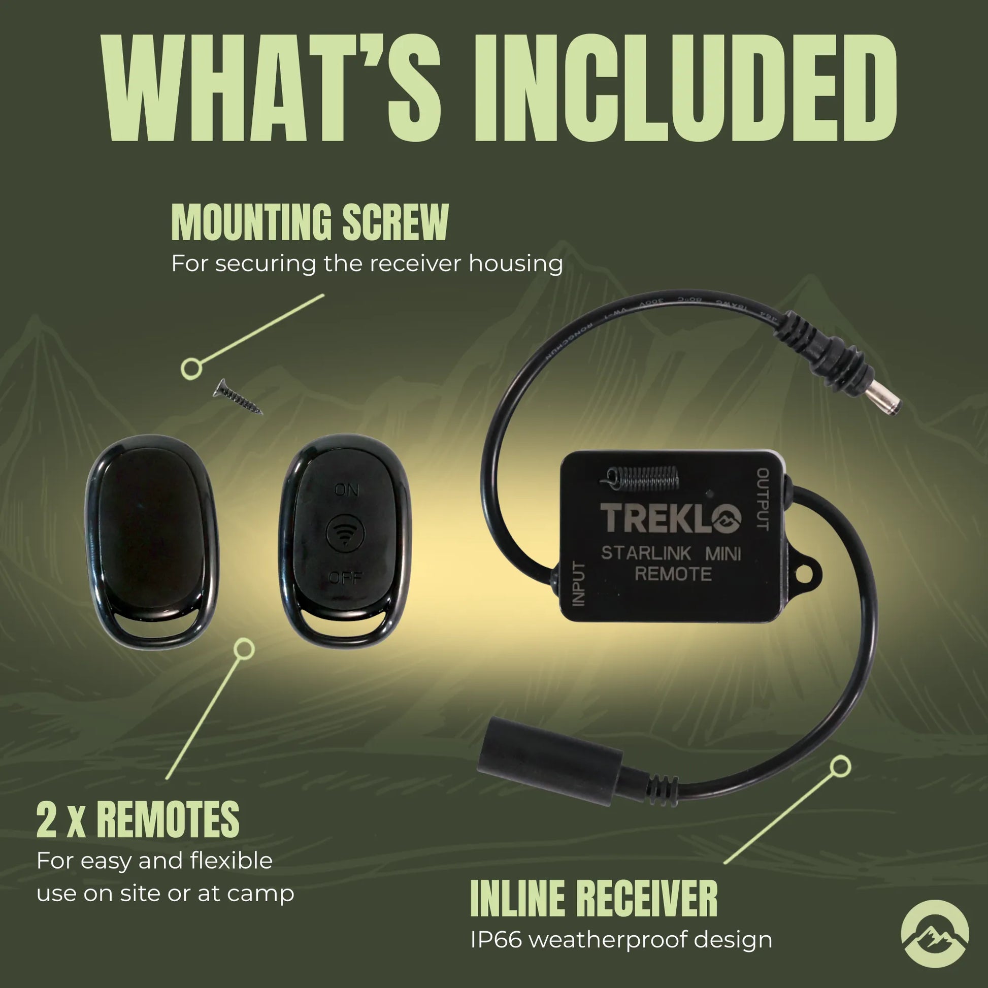 Campervan Starlink Mini wireless controller for reliable remote operation