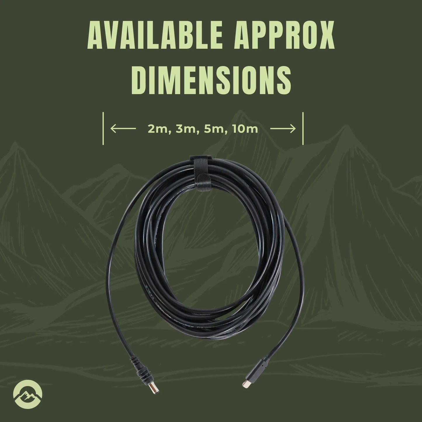 Caravan Starlink Mini USB C power cable for reliable mobile internet connectivity