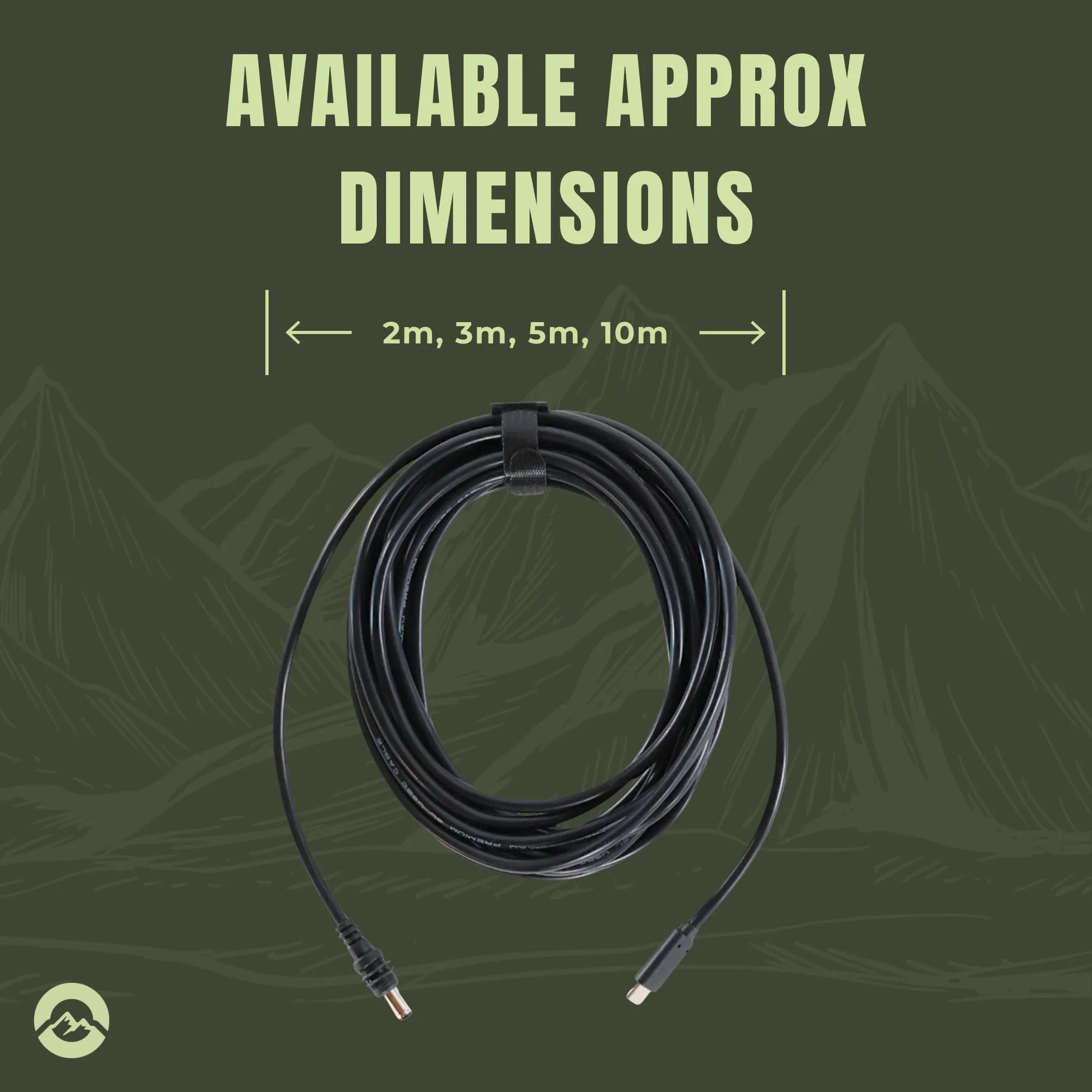 Caravan Starlink Mini USB C power cable for reliable mobile internet connectivity