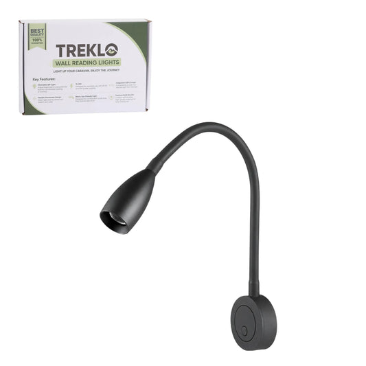 RV bedside reading light for modern interior lighting upgrades