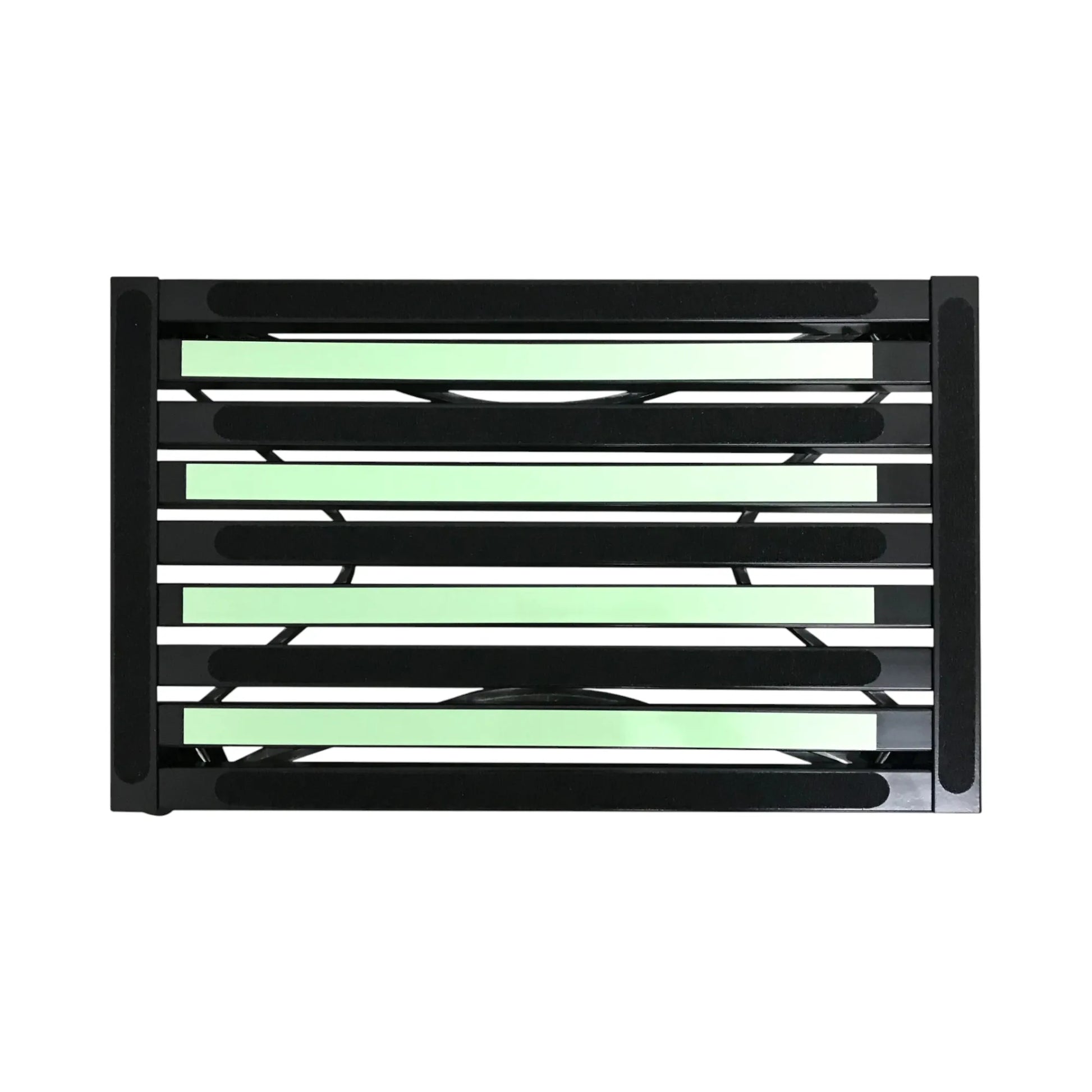 reliable black illuminous folding portable step for camping setups