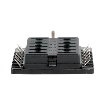 compact 12 slot fuse distribution block for van conversions