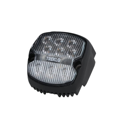 close-up of 80mm LED work light housing