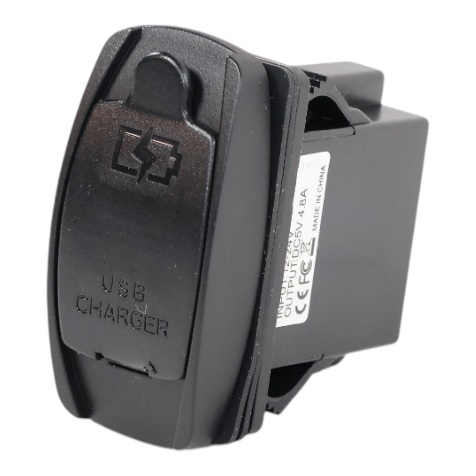 rv recessed rocker usb a charger for power setups