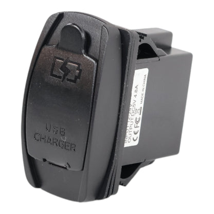 rv recessed rocker usb a charger for power setups