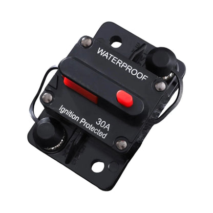 dc 30a flush mount breaker for 12v and 24v auxiliary circuits