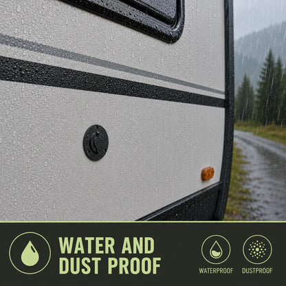 DC waterproof boosted caravan and canopy power outlet for Starlink Mini installations