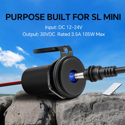 Starlink Mini Waterproof Boosted Caravan / Canopy Power Outlet