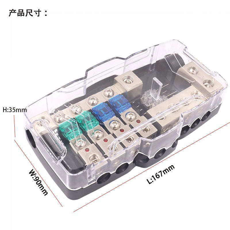 Quad Channel Midi Fuse Block With Led Indicators Blocks