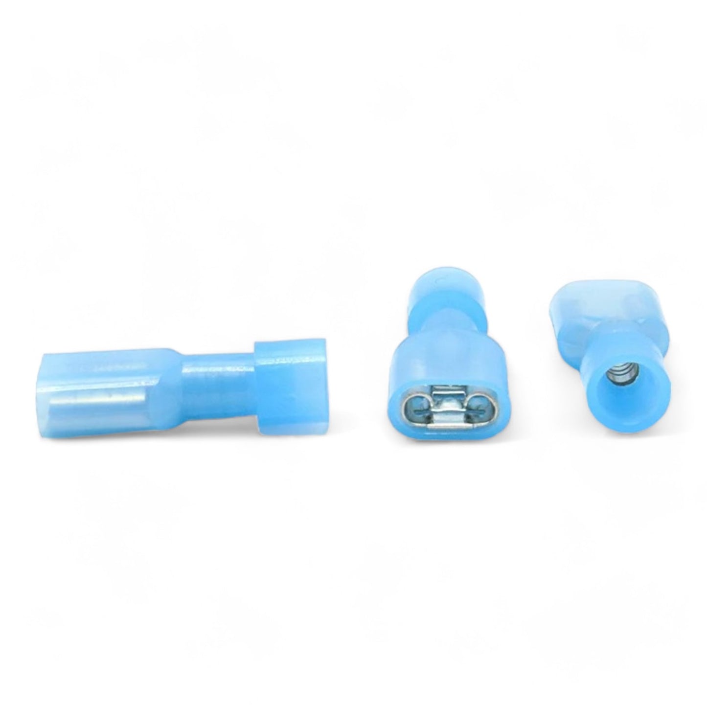 Blue Insulated Female Disconnect, 1.25mm² to 2.50mm² Wire Size (Pack of 50)