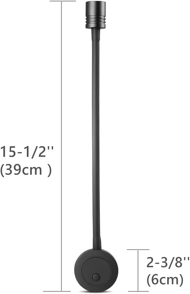 dimmable reading light in simple presentation