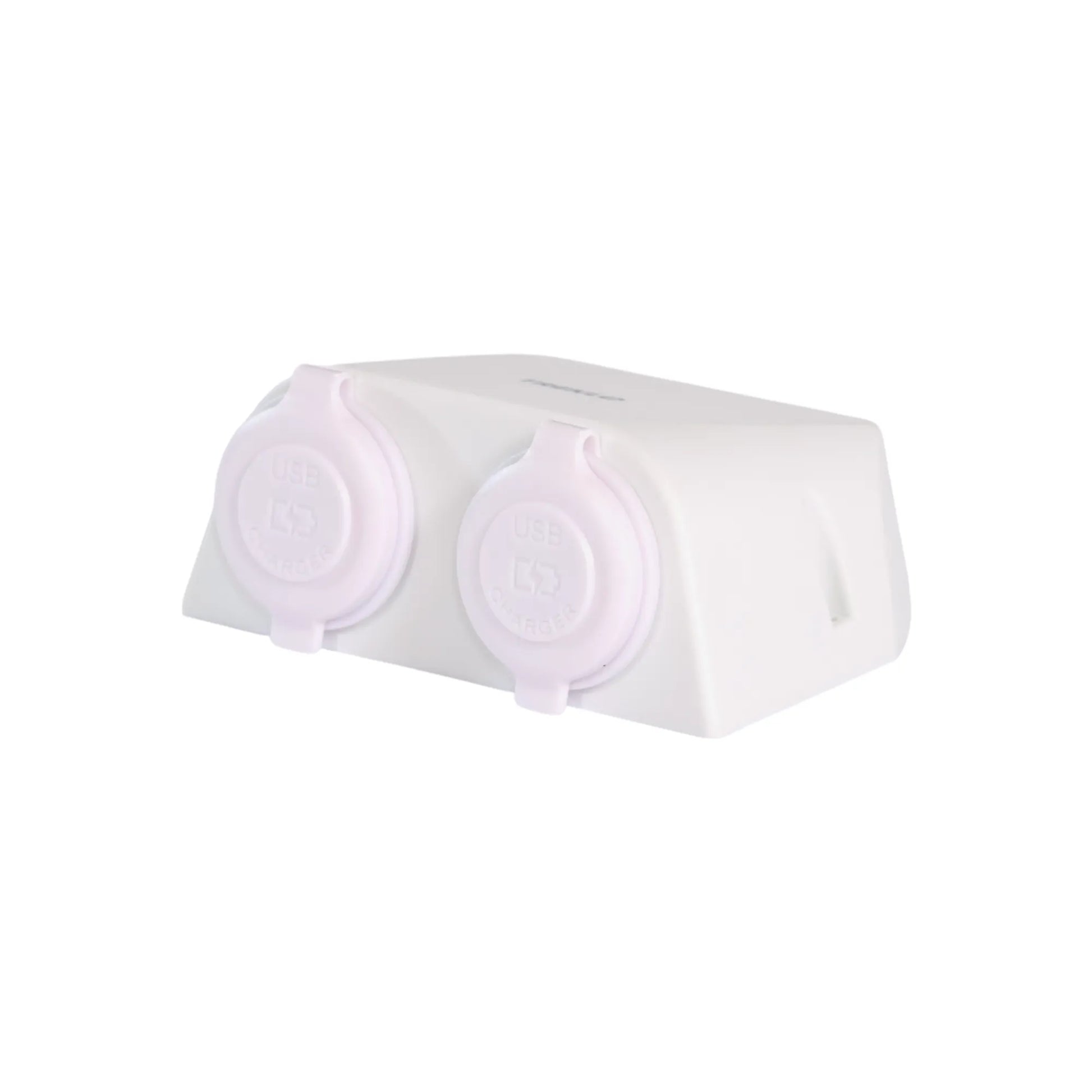 double accessory housing for 12v power systems