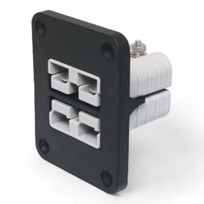dual anderson plug surface mount for 12v systems