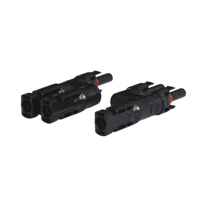 Y branch solar connectors 2-to-1 shown on workspace
