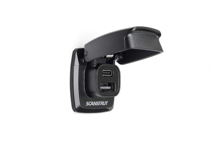 compact flip pro dual usb charger for interiors