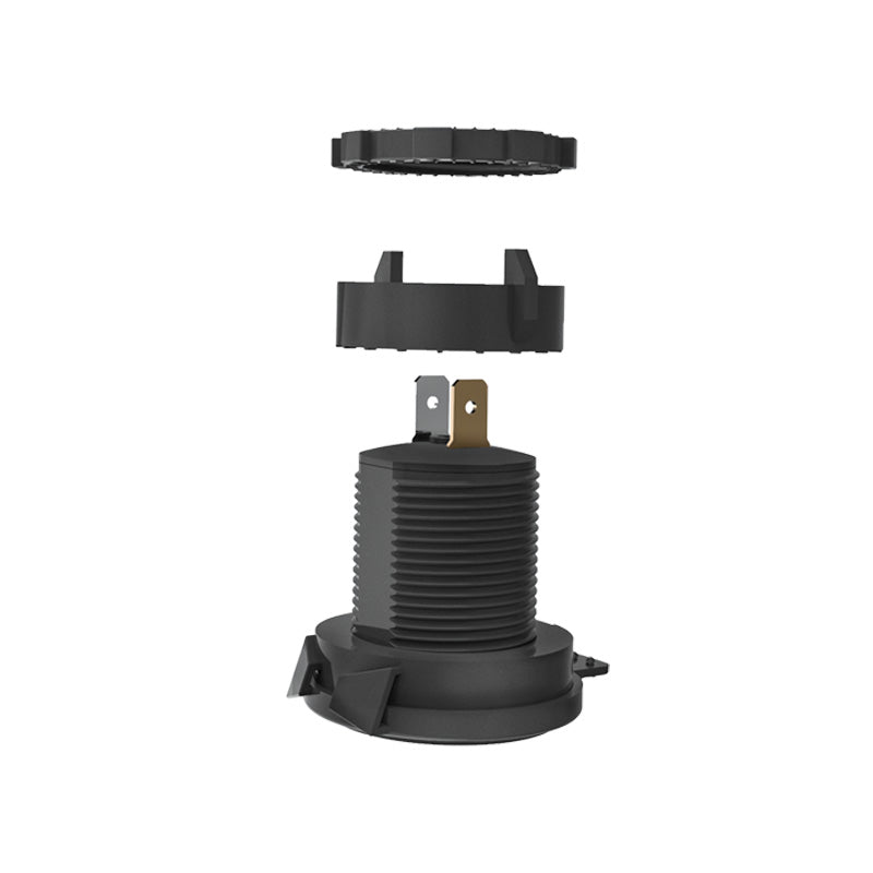 caravan waterproof usb a and usb c power outlet