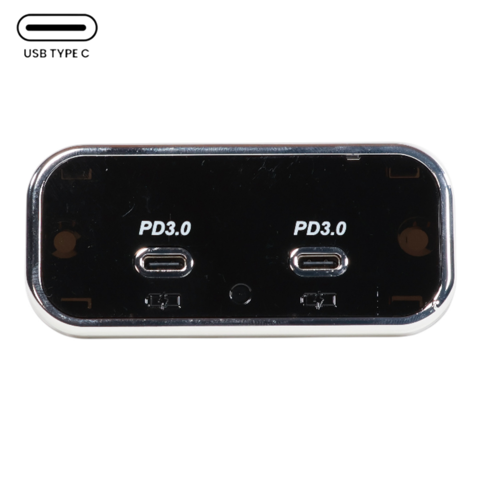 dual usbc recessed charging socket for campervans