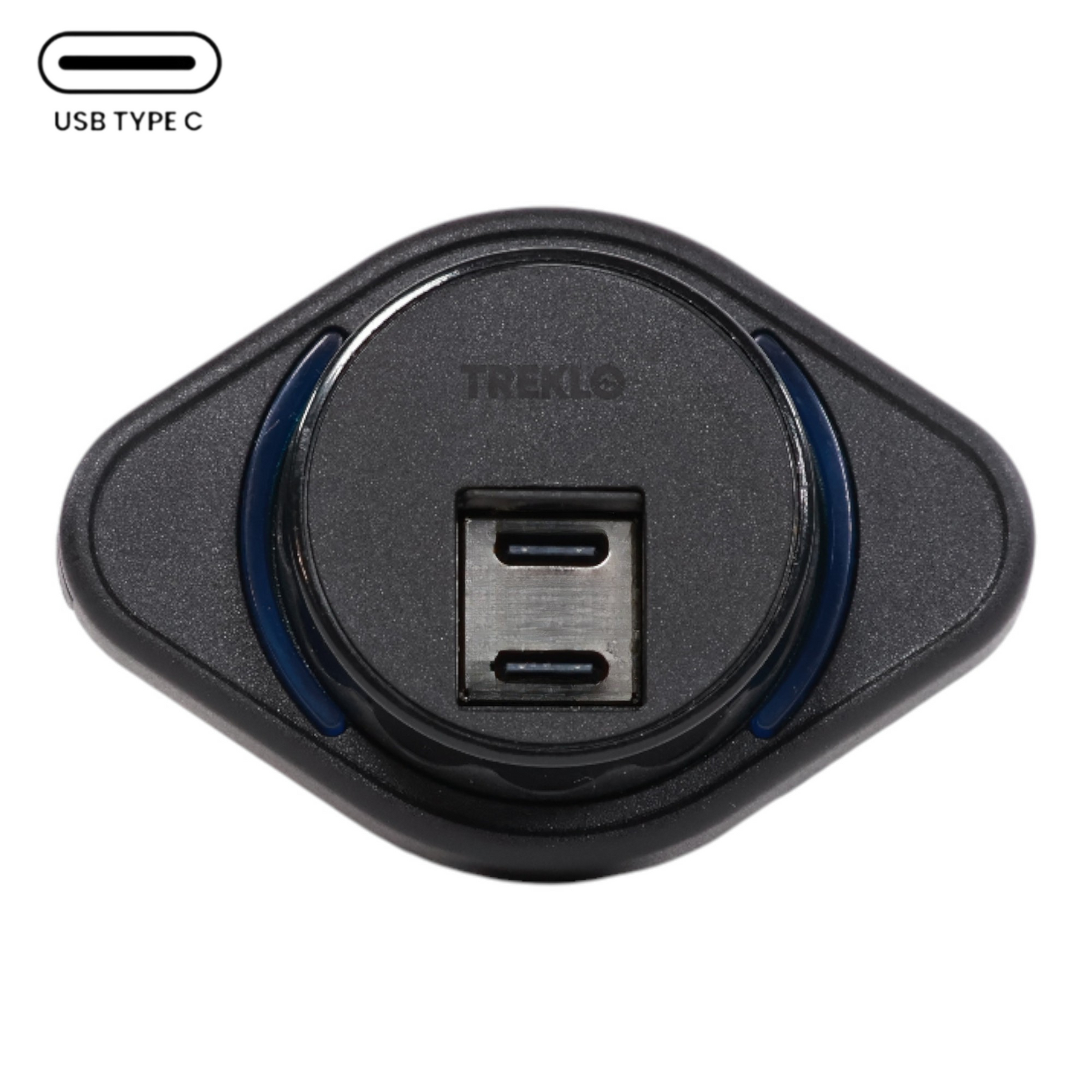 dual usb c surface mount charging socket for campervans