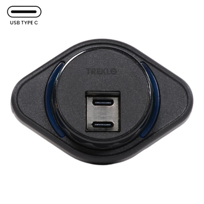 dual usb c surface mount charging socket for campervans