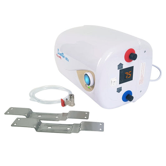 duoetto mk2 digital dual voltage 12v 240v 10l storage water heater