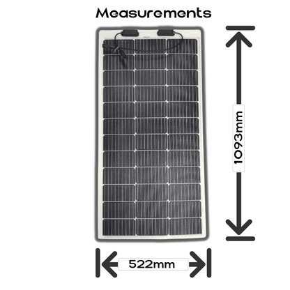 ultra lightweight thin solar panel for caravans and rvs