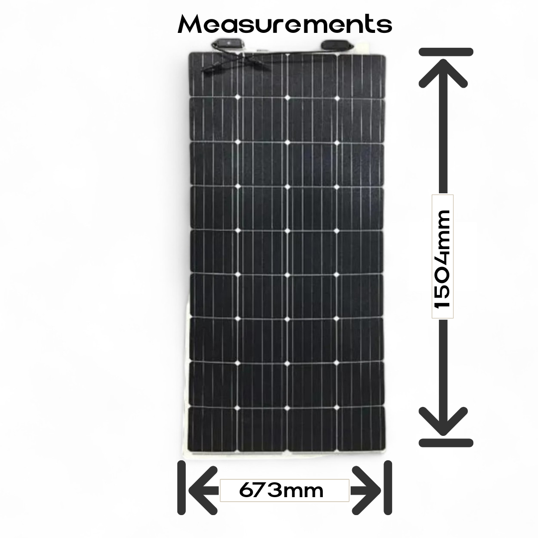 ultra lightweight 175 watt solar panel for caravans and rvs