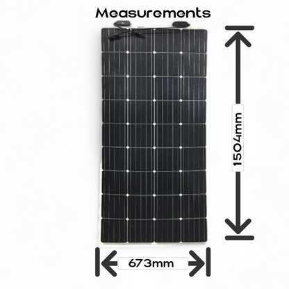 ultra lightweight 175 watt solar panel for caravans and rvs