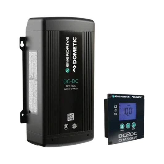 Enerdrive DC2DC 100amp 12v battery charger with MPPT regulator for caravan, rv, and campervan builds