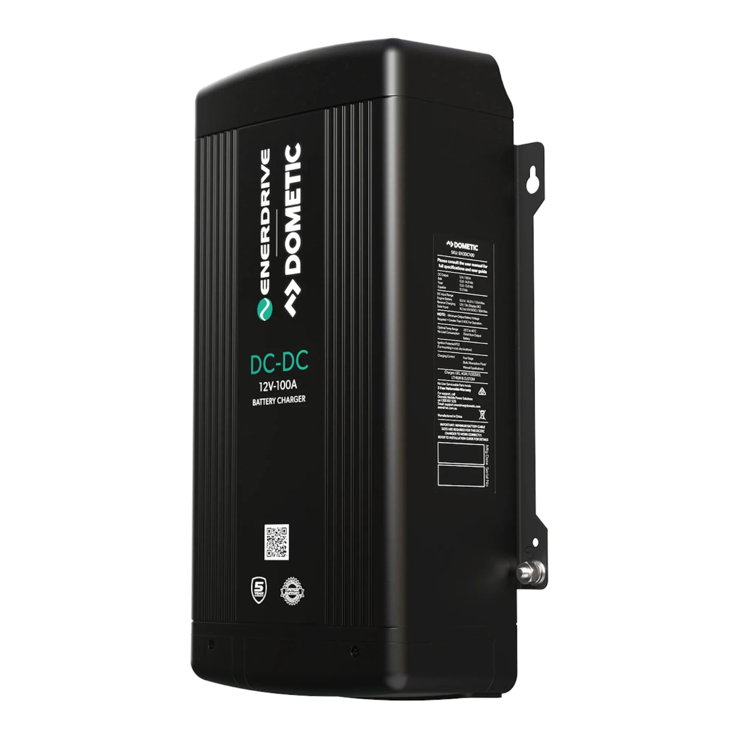 Caravan Enerdrive DC2DC charger 100 amp for efficient battery charging and solar input