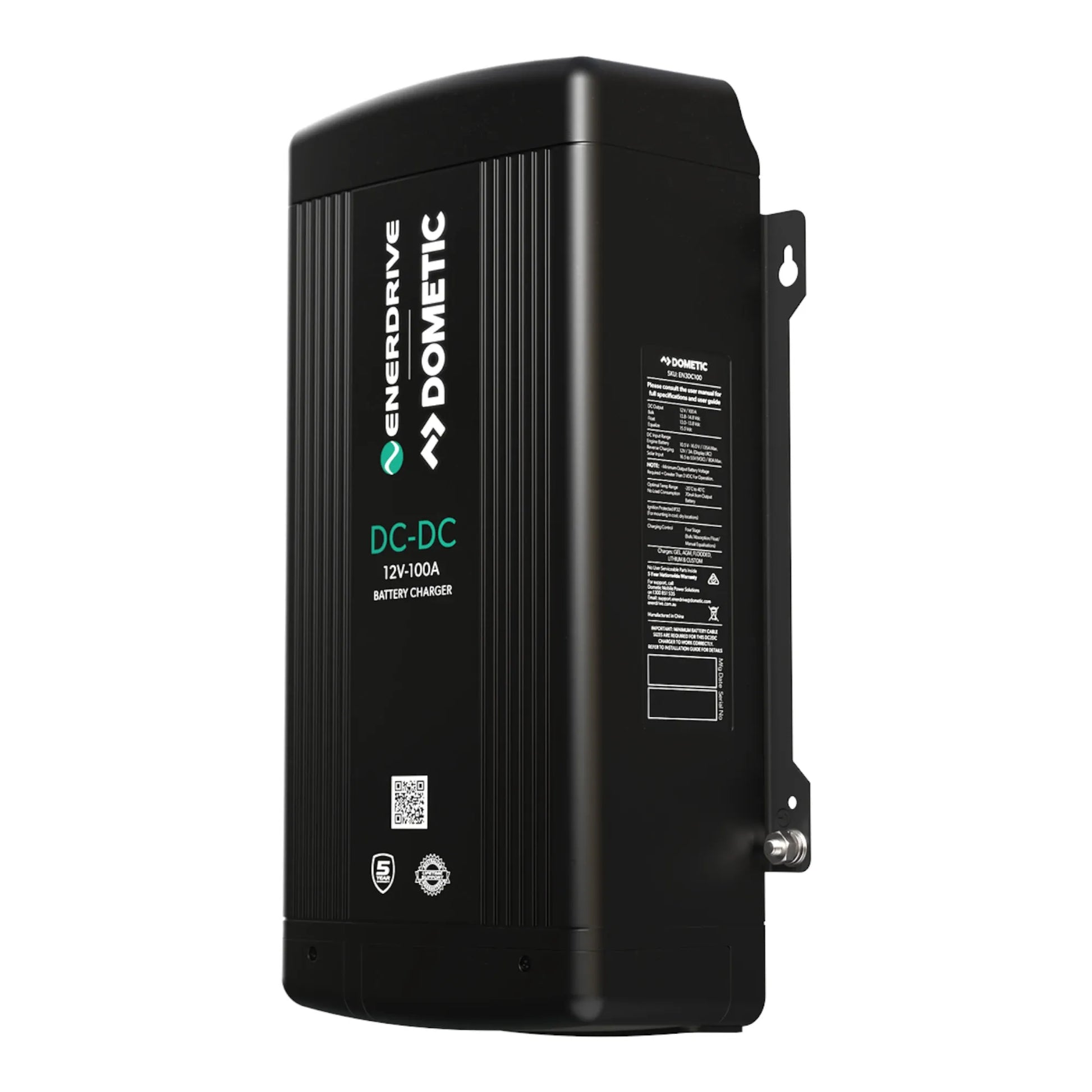 Caravan Enerdrive DC2DC charger 100 amp for efficient battery charging and solar input