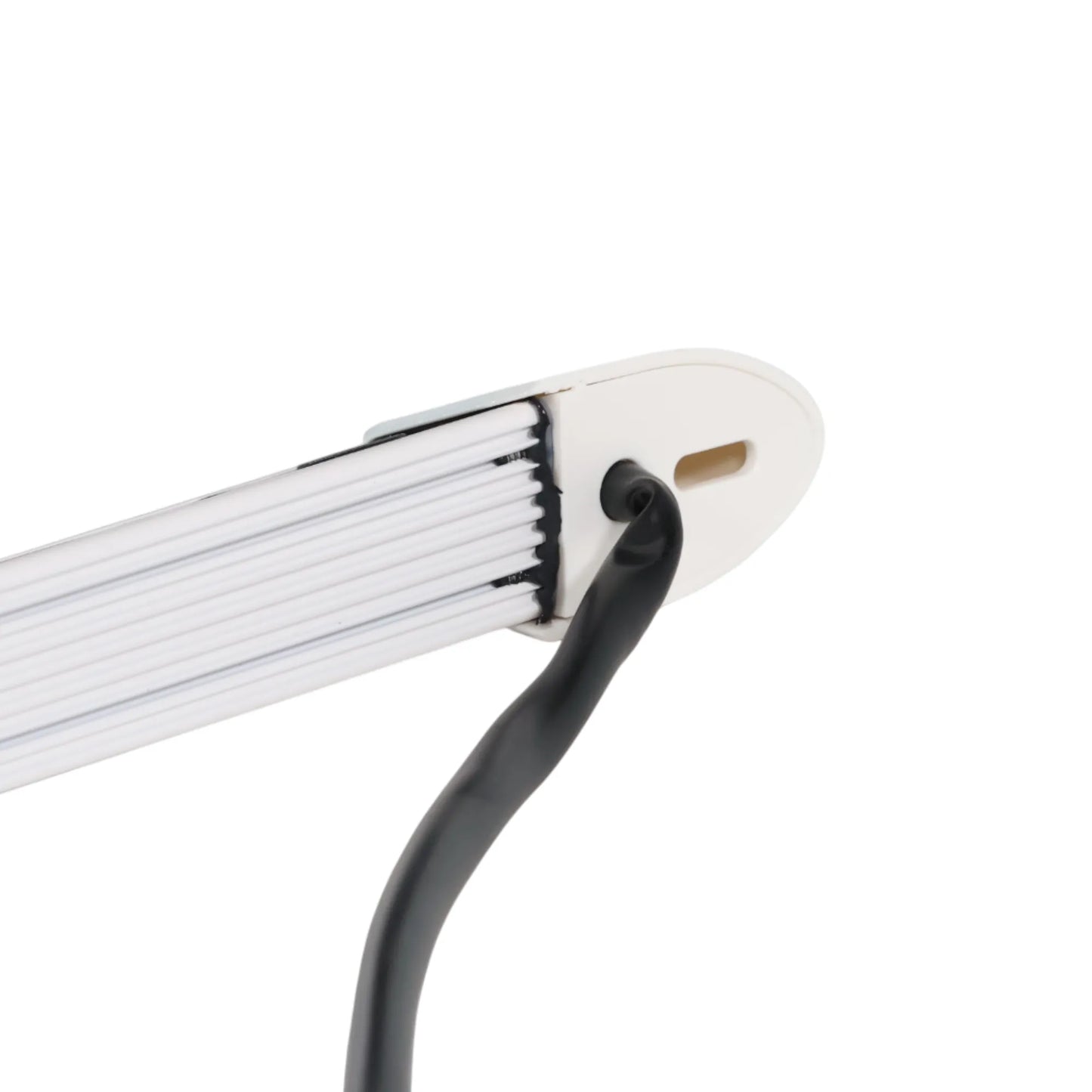 slim white 12v exterior LED bar with wiring and dimmer