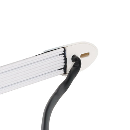 slim white 12v exterior LED bar with wiring and dimmer