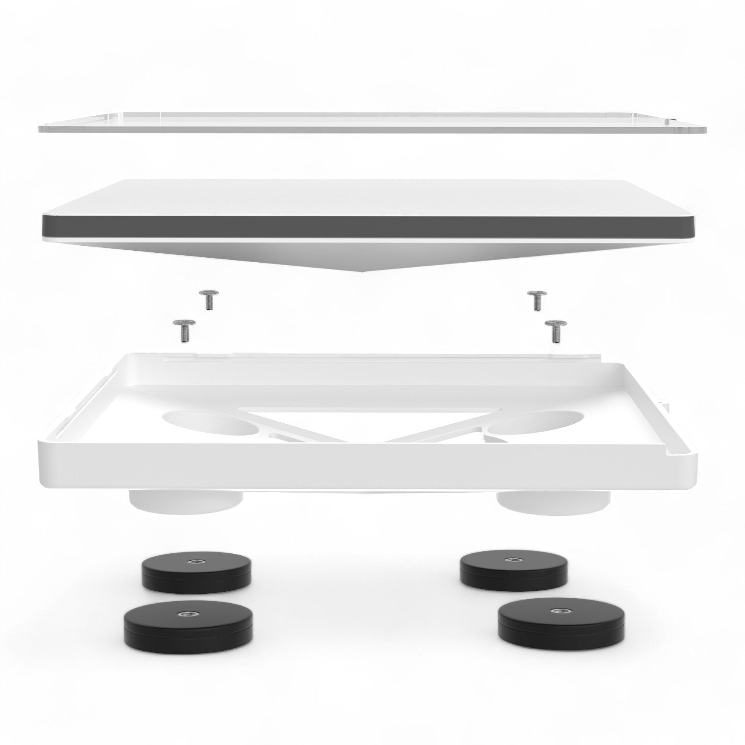 quick fit magnetic mount for starlink mini flat with shielded base for off grid internet