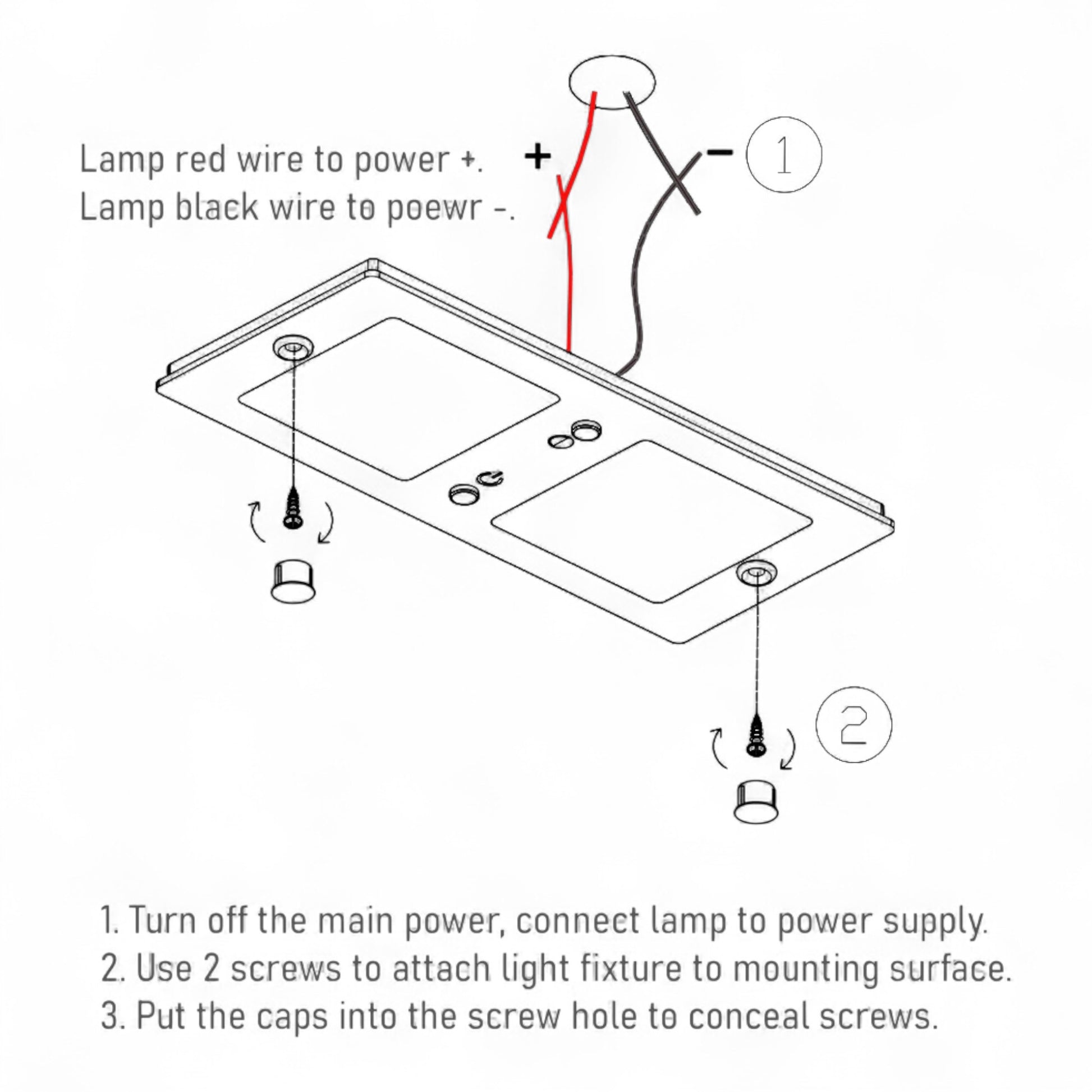 12v LED panel emitting soft multi-mode light