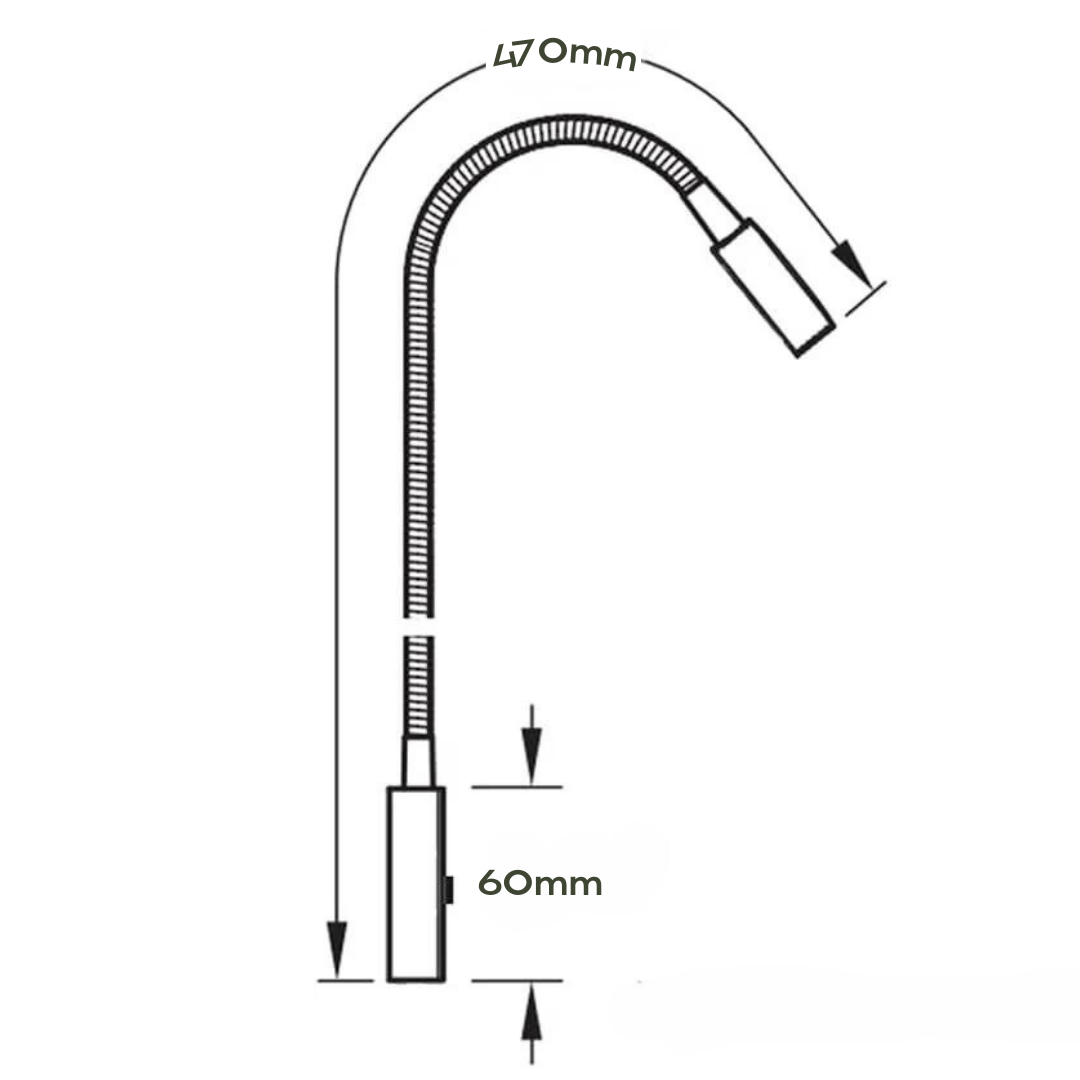 Flat Flex Reading Light 12v 24v