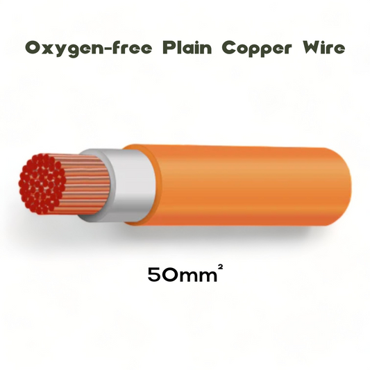 flexible power single core 50mm2 double insulated cable per meter