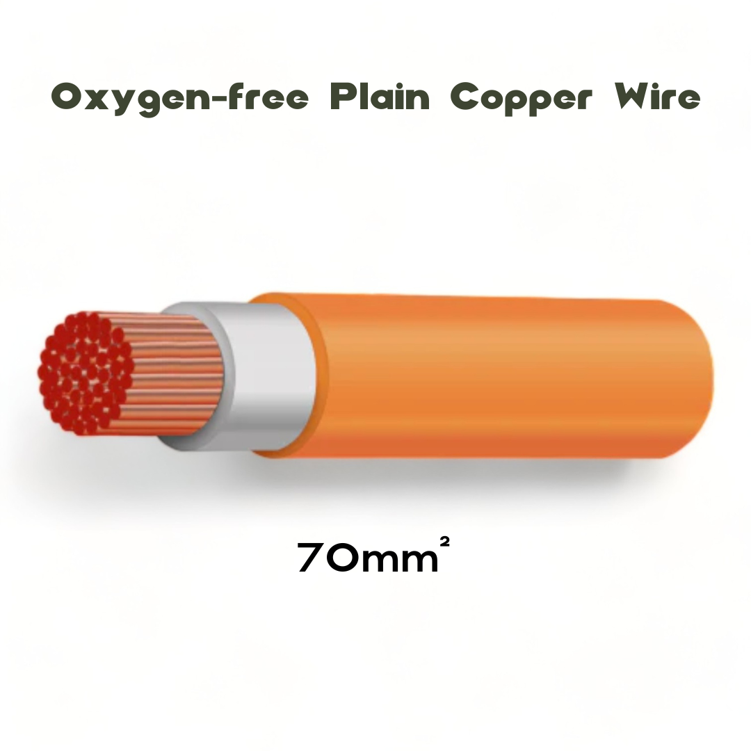 flexible power single core 70mm2 double insulated cable per meter