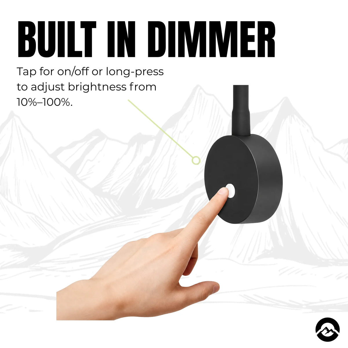 Adjustable flat flex reading light for caravans, campervans, and boats