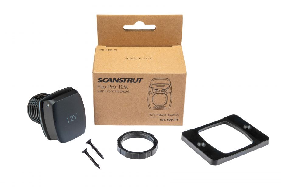 Caravan Flip Pro 12V socket for powering fridges and accessories