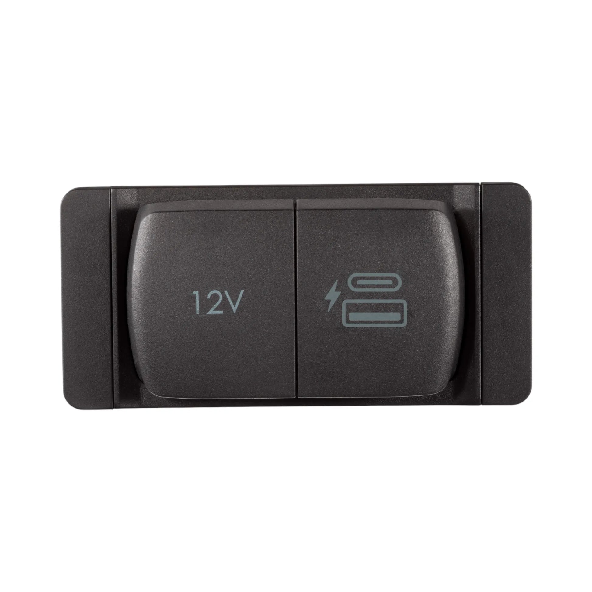 flip pro duo socket with usb a and usb c for campervan 12v power and device charging
