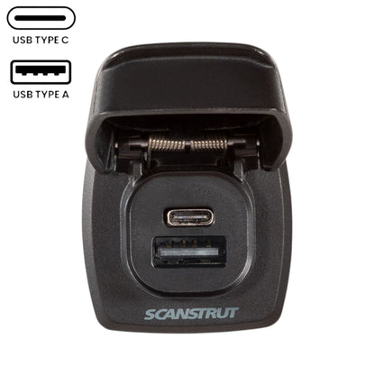 dual usb a and usb c flip pro plus charger for campervans