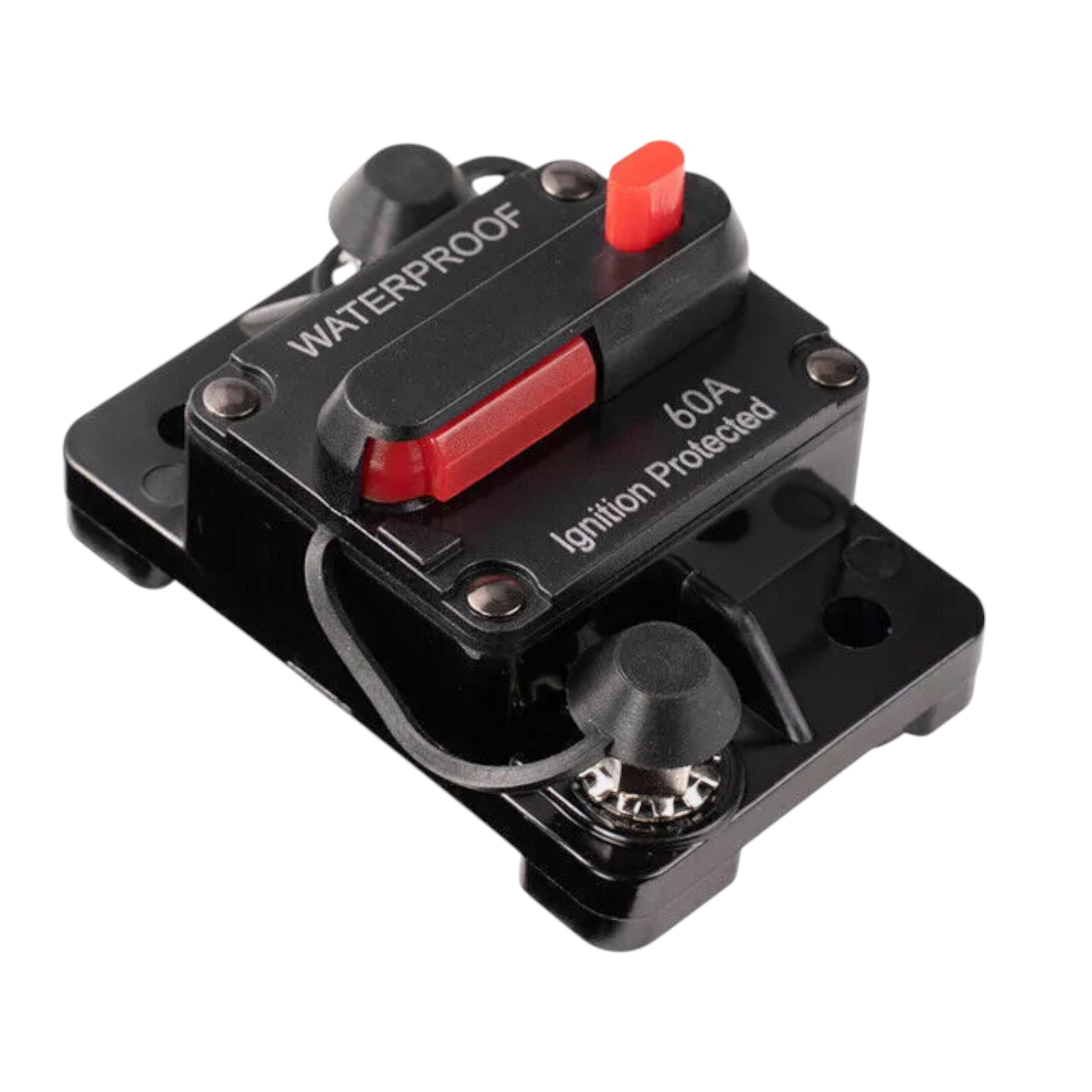 dc 60a flush mounted circuit breaker for 12v and 24v power protection