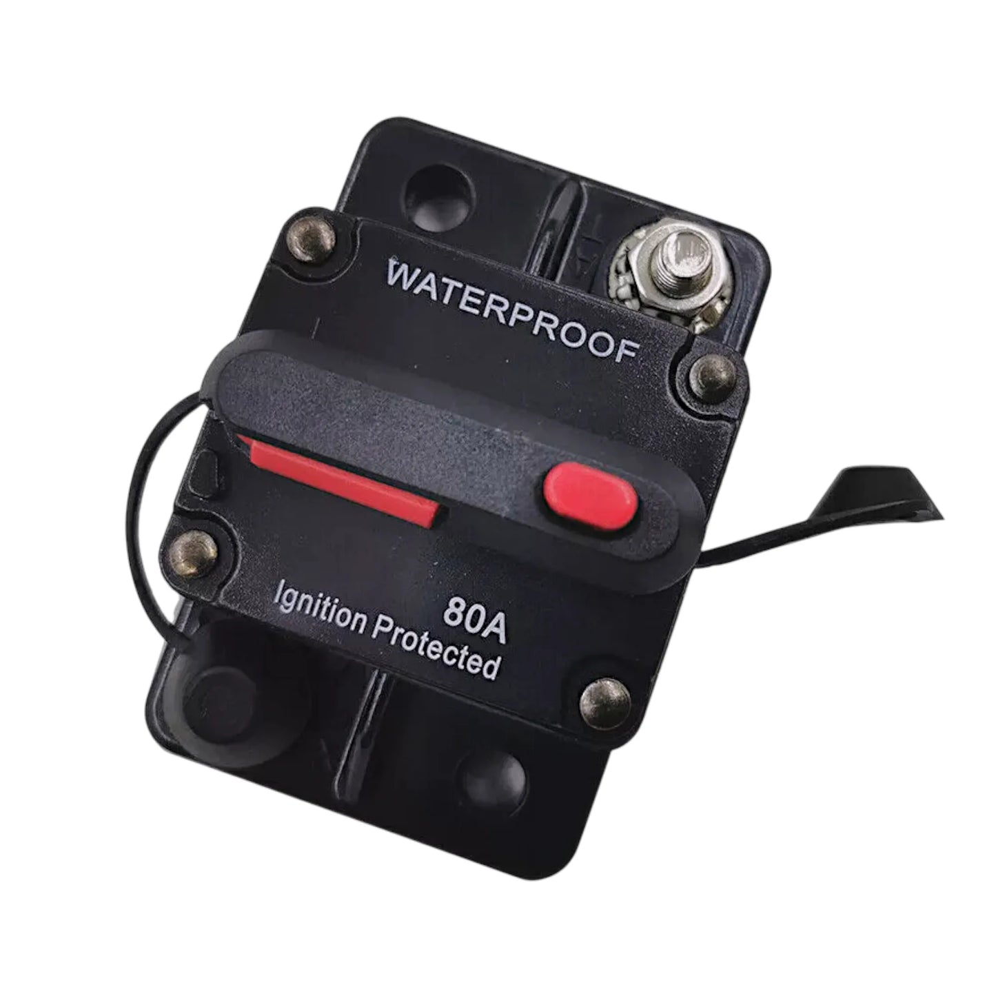 dc 80a flush mounted circuit breaker for 12v and 24v power protection